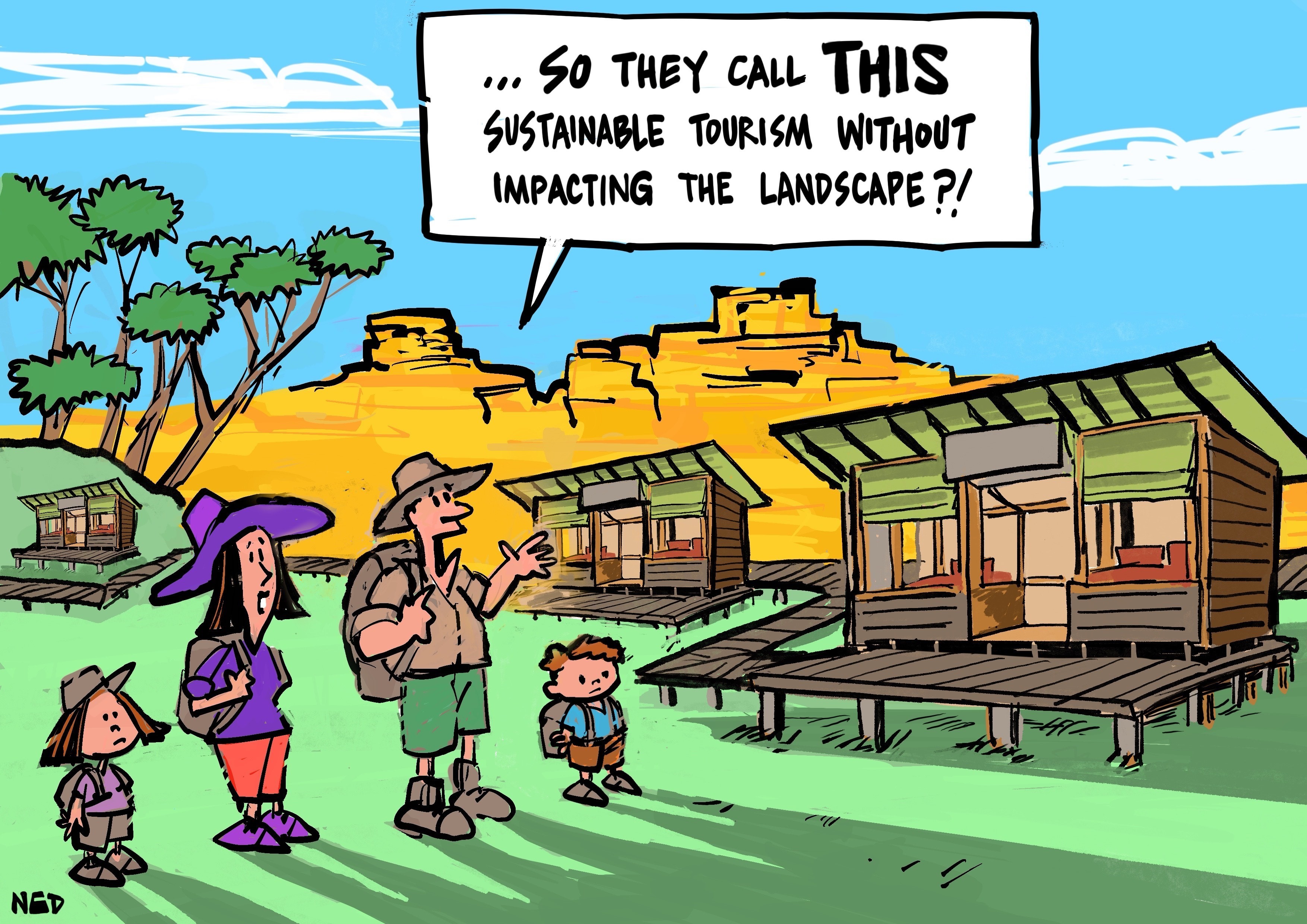 Stop resort development in the Gardens of Stone